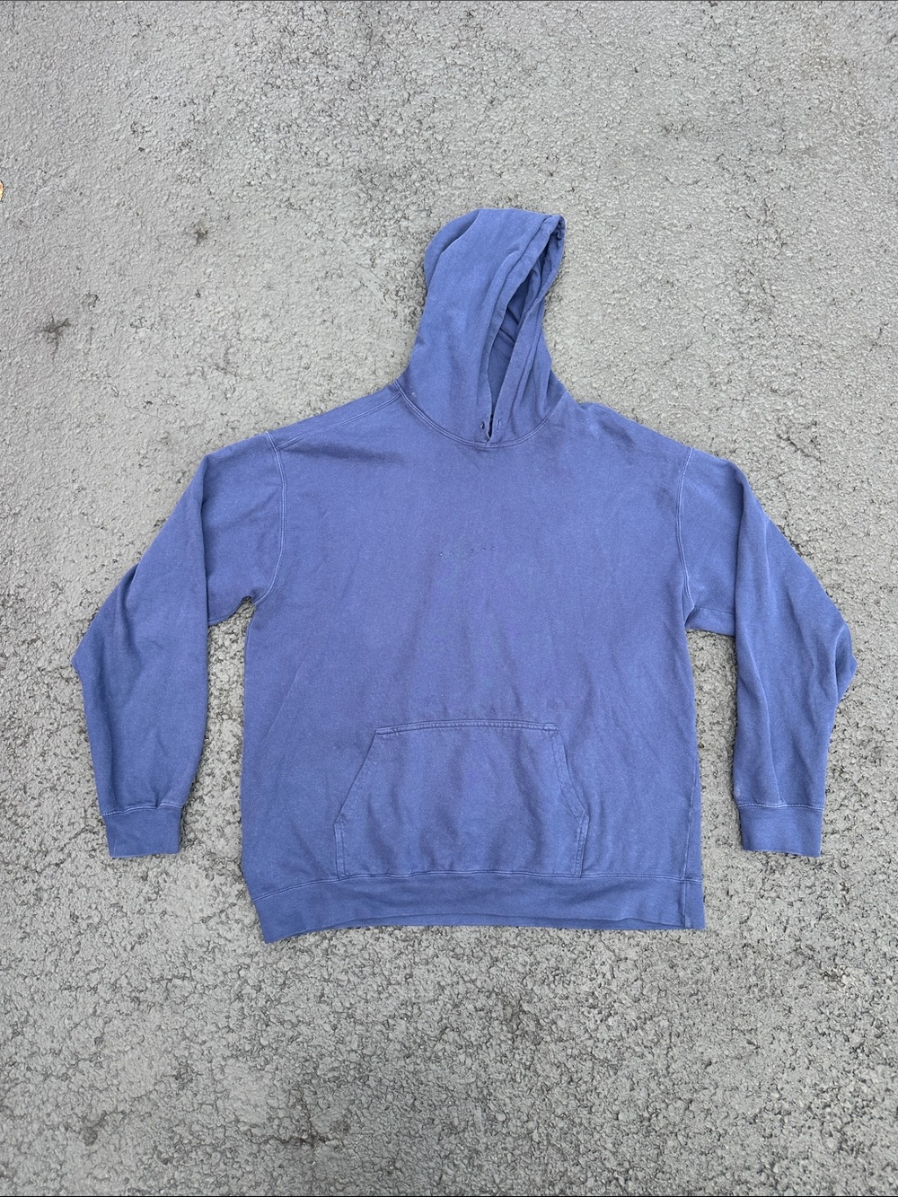 Comfort Colors Vintage Wash Indigo Hooded Sweatshirt